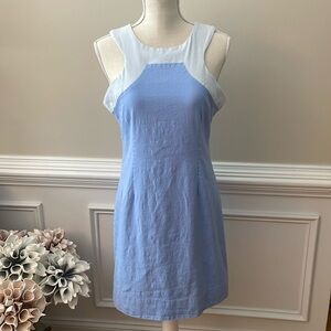 CK BRADLEY Sleeveless Blue Sheath Dress Size‎ Large